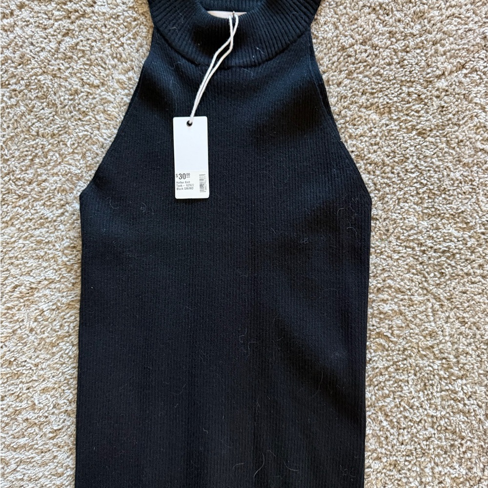 Elegant Black Sleeveless Top